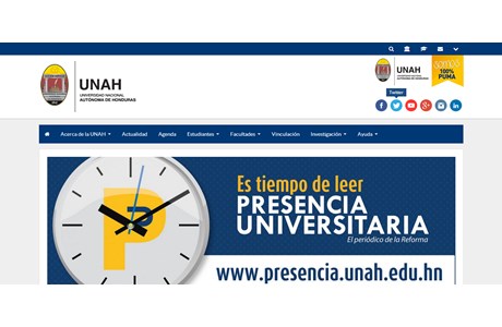 National Autonomous University of Honduras Website
