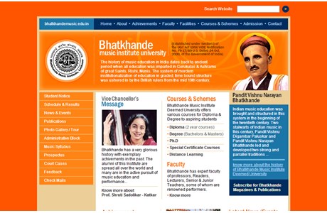 Bhatkhande Music Institute University Website
