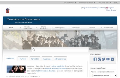 University of Guadalajara Website
