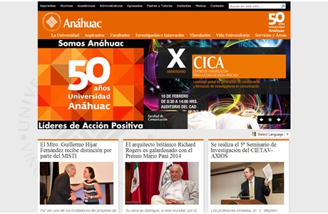 Anahuac University of North Mexico Website