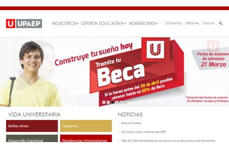 UPAEP University Website