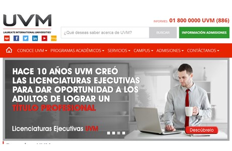 Valle de México University Website