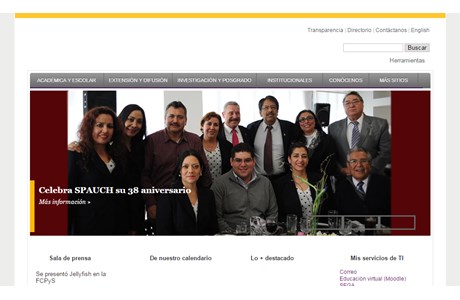 Autonomous University of Chihuahua Website