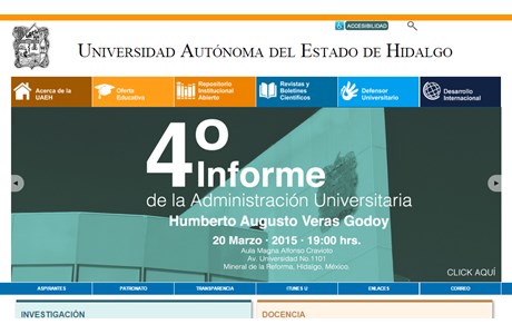 Autonomous University of the State of Hidalgo Website