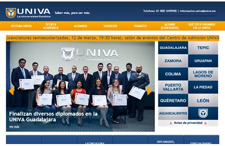 Valle de Atemajac University Website