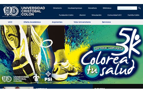 Cristóbal Colón University Website