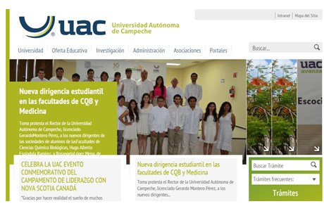 Autonomous University of Campeche Website