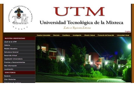 Technological University of Mixteca Website