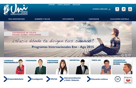 Celaya University Website