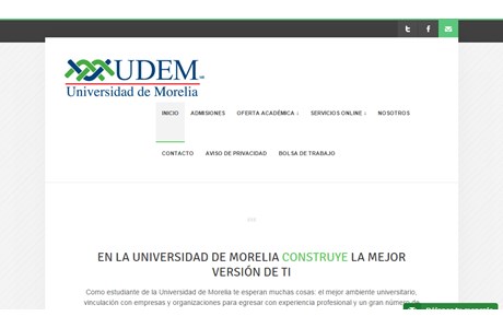 University of Morelia Website