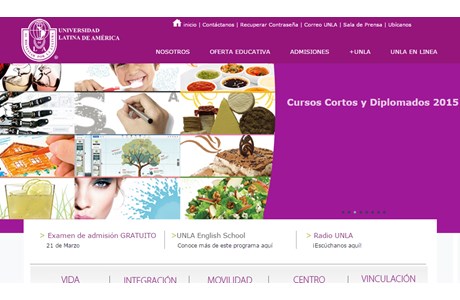 Latin University of America Website
