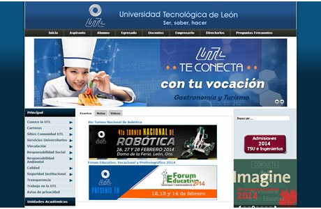 Technological University of León Website