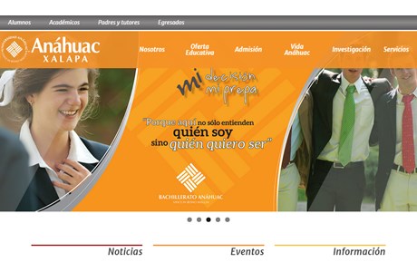 Anáhuac Xalapa University Website