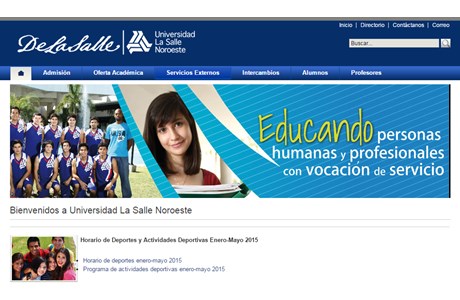Universidad La Salle Noroeste A.C. Website