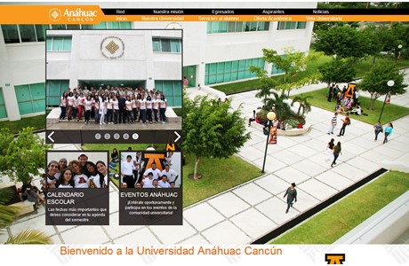 Anáhuac University of Cancún Website