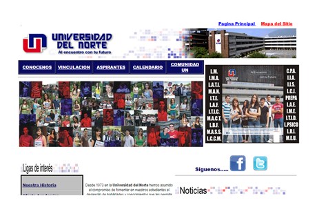 Northern University Website