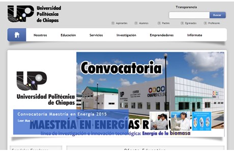 Chiapas Polytechnic University Website