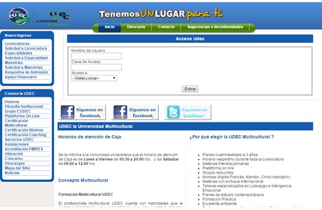 Emilio Cardenas University Website