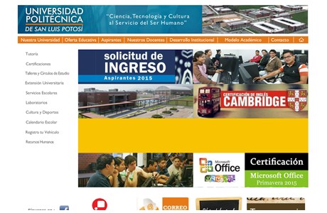 Polytechnic University of San Luis Potosí Website