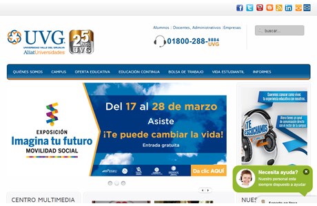 Valle del Grijalva University Website