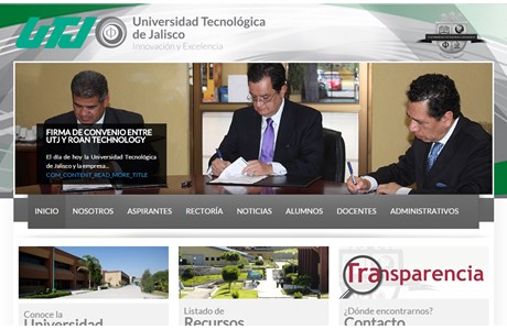 Technological University of Jalisco Website