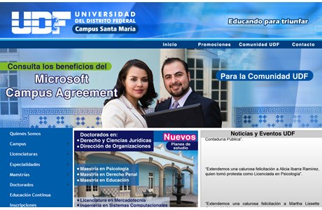 University of the Federal District Website