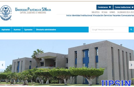 Universidad Politécnica de Sinaloa Website