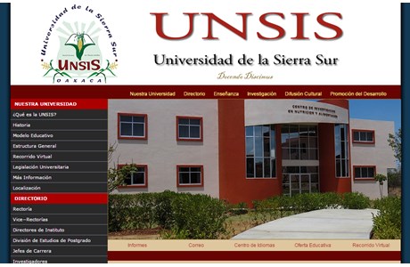 University of the South Sierra Website
