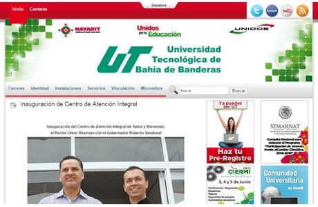 Technological University of Bahía de Banderas Website