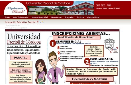 Paccioli de Córdoba University Website