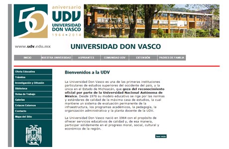 Don Vasco University Website