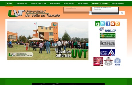 Valle de Tlaxcala University Website