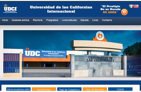 Universidad de las Californias Internacional Website
