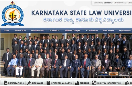 Karnataka State Law University Website