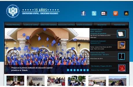 International University of La Paz Website