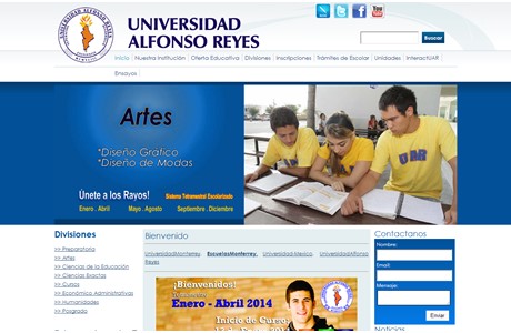 Alfonso Reyes University Website