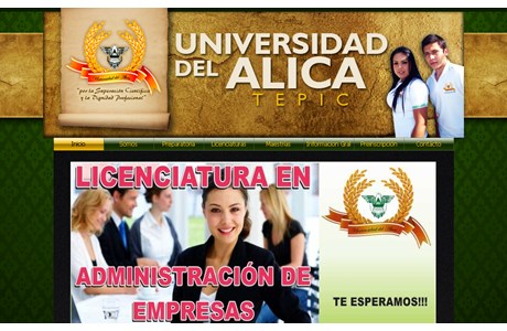 University of Alica Website