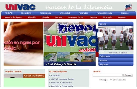 Valle de Cuernavaca University Website