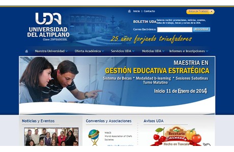 Altiplano University Website
