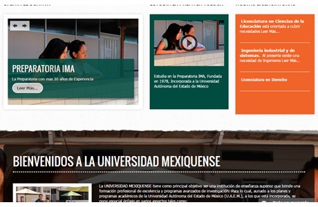 Universidad Mexiquense Website