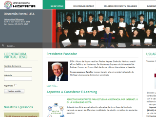 Hispanic University Website