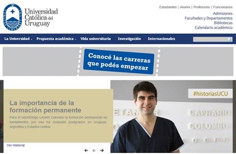 Catholic University of Uruguay Website