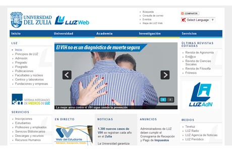 University of Zulia Website