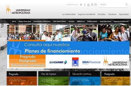Metropolitan University Website