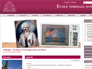 École Normale Supérieure Website