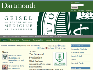 Dartmouth College Website