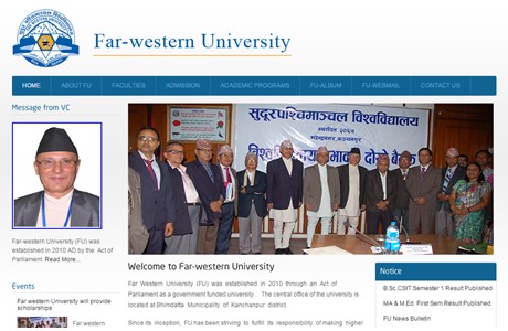 Far-western University Website