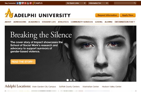 Adelphi University Website
