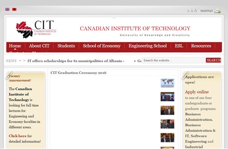Canadian Institute of Technology Website