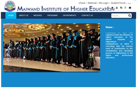 Maiwand Institute of Higher Education Website